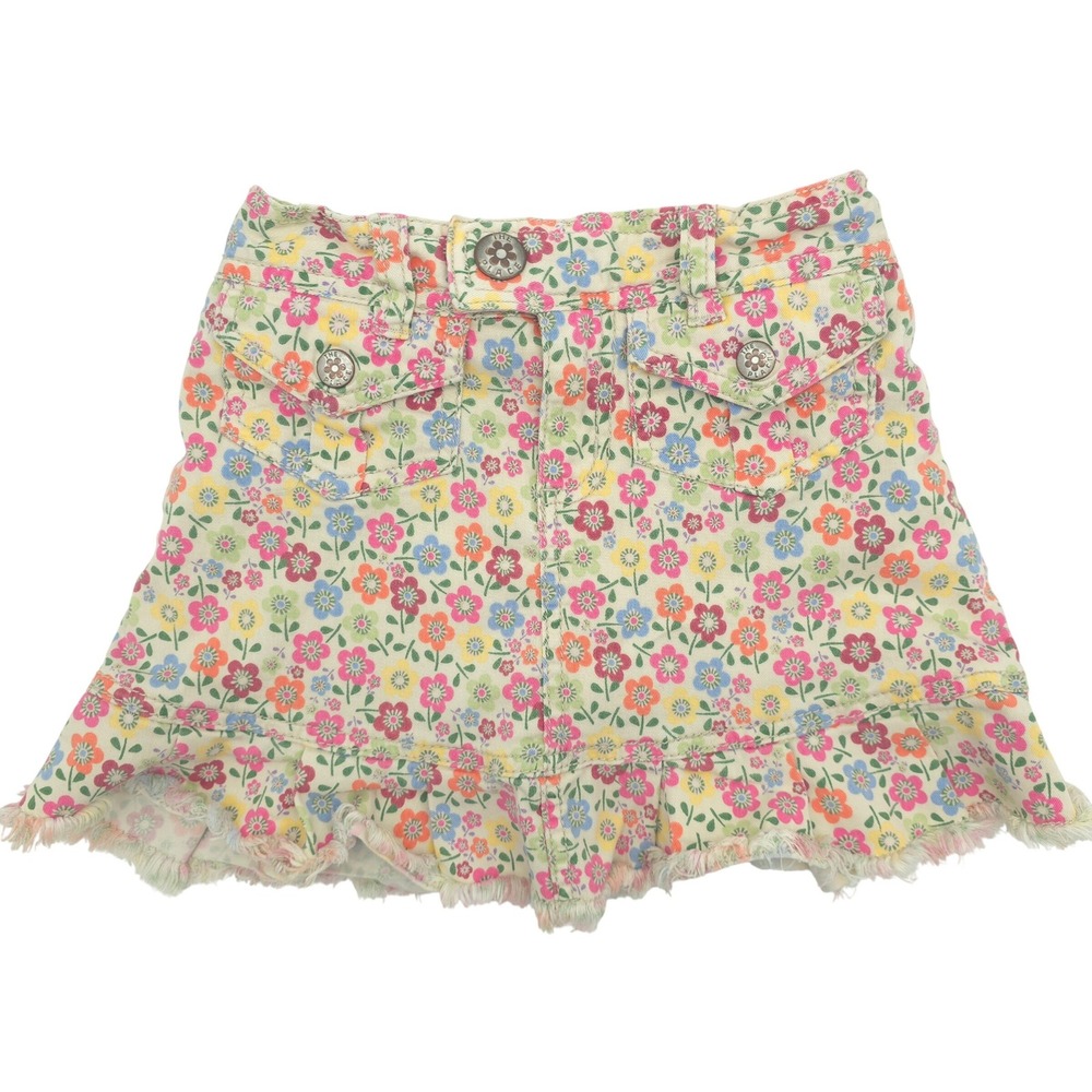 The Children's Place Girls Floral Ruffle Skort Flower Print Size 6X/7